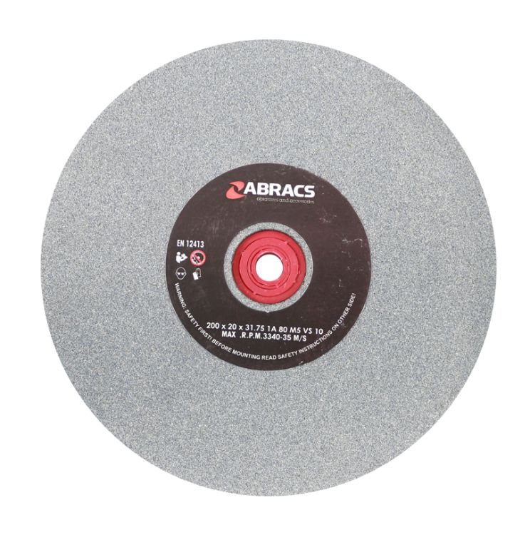 Abracs Bench Grinder Wheel 200mm x 20mm x 80Grit Aluminium Oxide