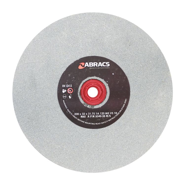 Abracs Bench Grinder Wheel 200mm x 32mm x 120Grit Aluminium Oxide