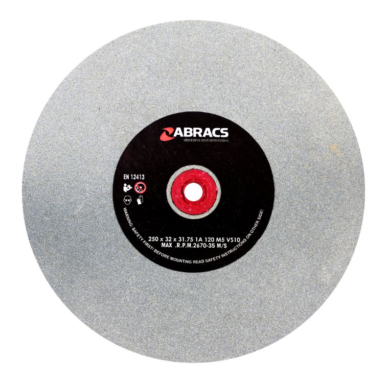 Abracs Bench Grinder Wheel 250mm x 32mm x 120Grit Aluminium Oxide