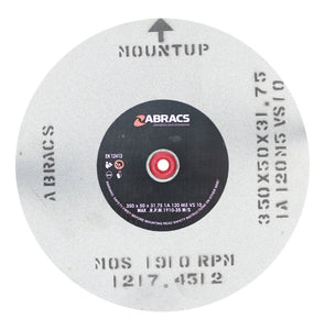 Abracs Bench Grinder Wheel 350mm x 50mm x 36Grit Aluminium Oxide
