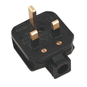 Sealey Black 13A Heavy-Duty Plug