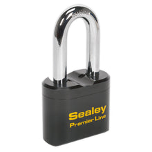 Load image into Gallery viewer, Sealey Steel Body Combination Padlock Long Shackle 62mm
