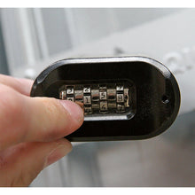 Load image into Gallery viewer, Sealey Steel Body Combination Padlock Shrouded Shackle 62mm
