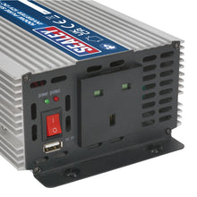Load image into Gallery viewer, Sealey Power Inverter Pure Sine Wave 1000W 12V DC - 230V ~ 50Hz
