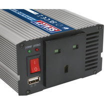 Load image into Gallery viewer, Sealey Power Inverter Pure Sine Wave 300W 12V DC - 230V ~ 50Hz
