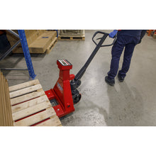 Load image into Gallery viewer, Sealey Pallet Truck, Scales - 2000kg Capacity 1150 x 555mm
