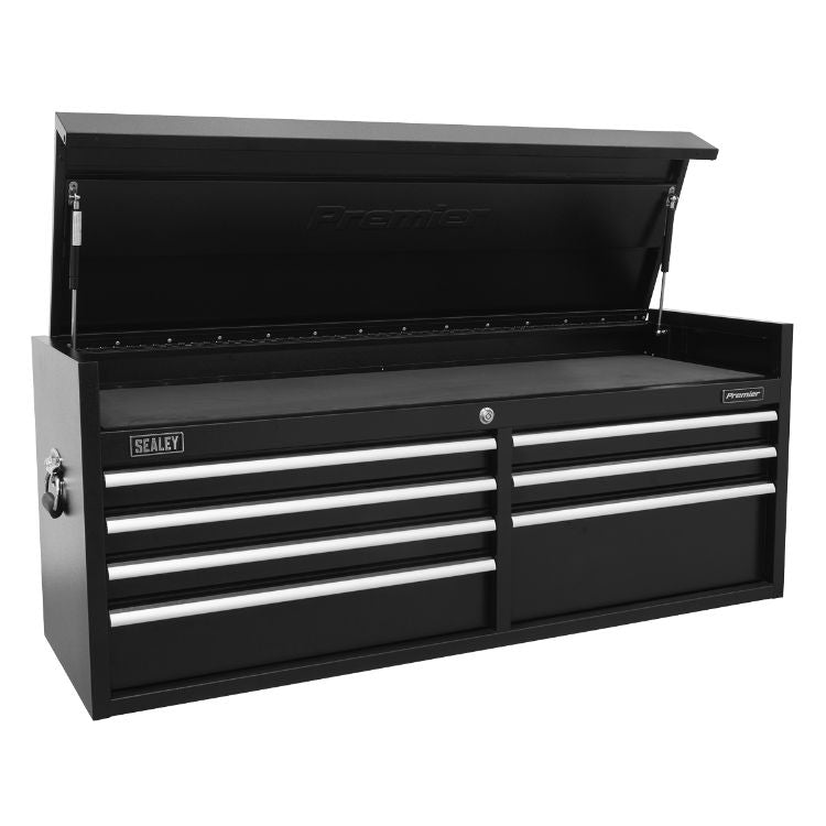 Sealey Topchest 7 Drawer Heavy-Duty Black 1415mm