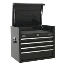 Load image into Gallery viewer, Sealey Topchest 4 Drawer Heavy-Duty Black 660mm
