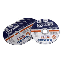 Load image into Gallery viewer, Sealey Cutting Disc 100mm (4&quot;) x 1.2mm - 16mm Bore - Pack of 5
