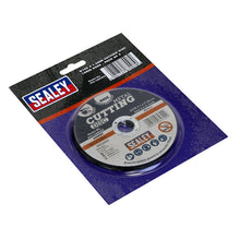 Load image into Gallery viewer, Sealey Cutting Disc 100mm (4&quot;) x 1.2mm - 16mm Bore - Pack of 5
