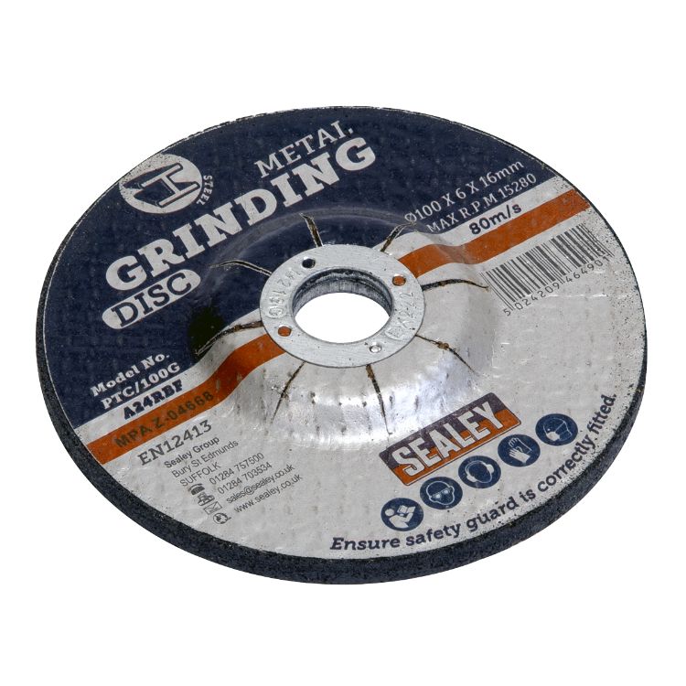 Sealey Grinding Disc 100mm (4