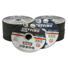 Load image into Gallery viewer, Sealey Cutting Disc 115mm (4-1/2&quot;) x 1.2mm - 22mm Bore - Pack of 100

