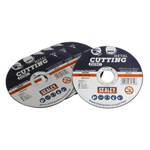 Load image into Gallery viewer, Sealey Cutting Disc 115mm x 1.2mm - 22mm Bore - Pack of 5

