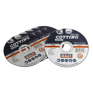 Sealey Cutting Disc 115mm x 1.2mm - 22mm Bore - Pack of 5