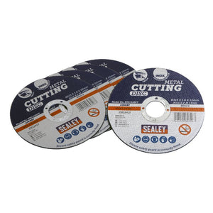 Sealey Cutting Disc 115mm x 1.6mm - 22mm Bore - Pack of 5