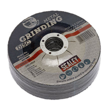 Load image into Gallery viewer, Sealey Grinding Disc 115mm x 6mm - 22mm Bore - Pack of 5
