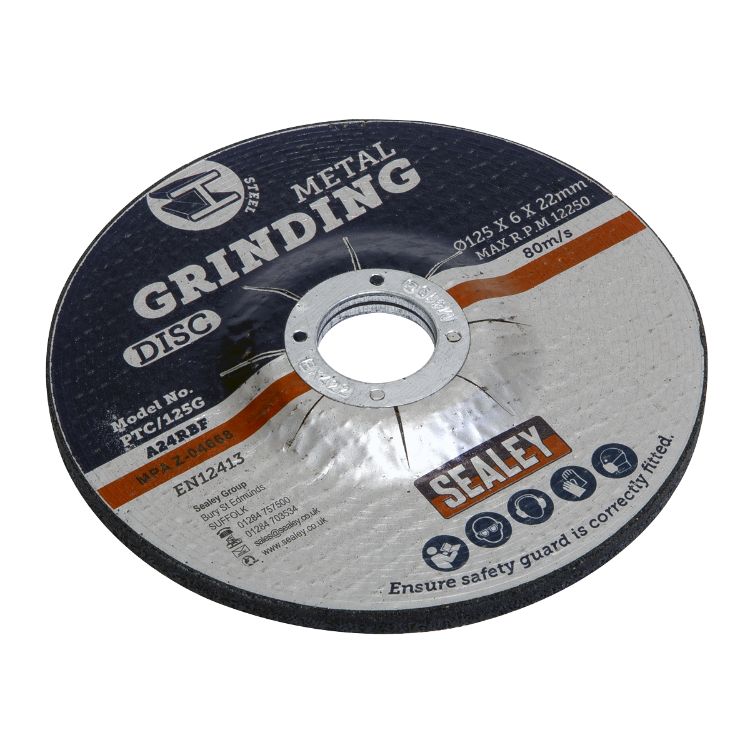 Sealey Grinding Disc 125mm (5