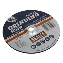 Load image into Gallery viewer, Sealey Grinding Disc 230mm (9") x 6mm - 22mm Bore
