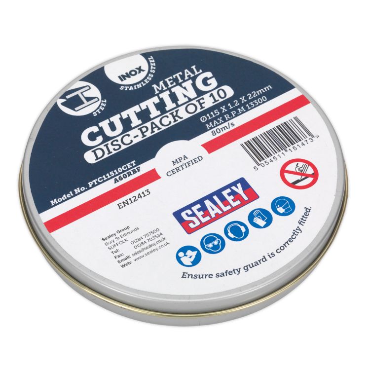 Sealey Cutting Disc 115mm (4-1/2
