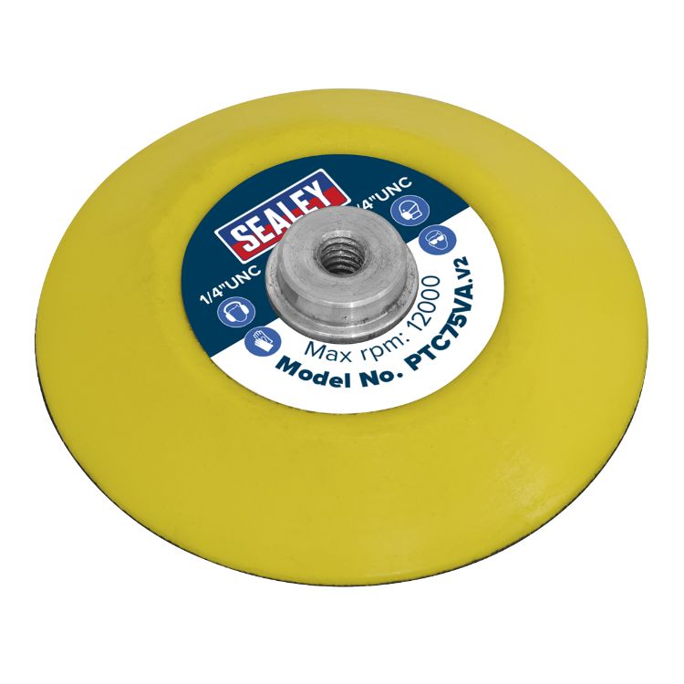Sealey Hook-and-Loop Backing Pad 71mm (3