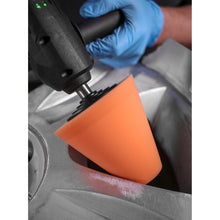 Load image into Gallery viewer, Sealey Buffing &amp; Polishing Foam Cone Orange/Firm
