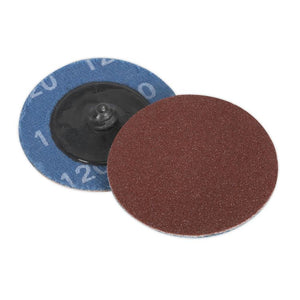 Sealey Quick-Change Sanding Disc 50mm (2") 120Grit - Pack of 10