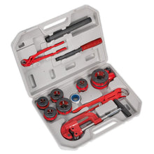 Load image into Gallery viewer, Sealey Pipe Threading Kit 1/4&quot; - 1-1/4&quot;BSPT
