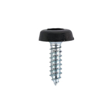 Load image into Gallery viewer, Sealey Numberplate Screw Plastic Enclosed Head 4.8 x 18mm Black - Pack of 50
