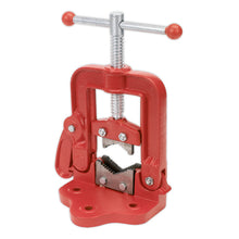 Load image into Gallery viewer, Sealey Pipe Vice 85mm Bench Model
