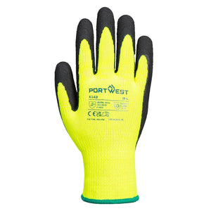 Portwest Thermal Soft Grip Glove Yellow/Black A143