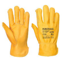 Load image into Gallery viewer, Portwest Classic Driver Glove Tan A270
