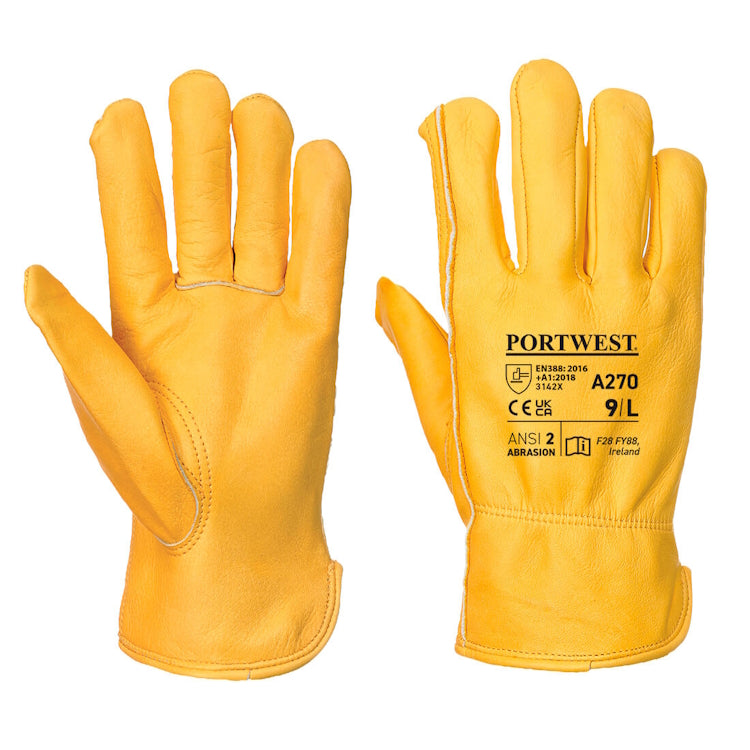 Portwest Classic Driver Glove Tan A270