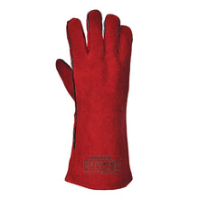 Load image into Gallery viewer, Portwest Welders Gauntlet Red A500
