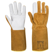Load image into Gallery viewer, Portwest TIG Welding Gauntlet Brown A521
