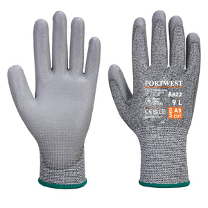 Portwest Cut C13 PU Glove Grey A622