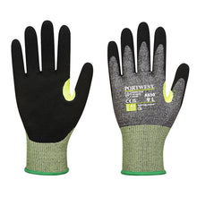Load image into Gallery viewer, Portwest CS Cut E15 Nitrile Glove Grey/Black A650
