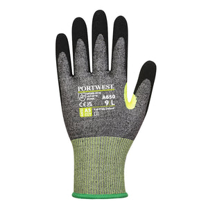 Portwest CS Cut E15 Nitrile Glove Grey/Black A650