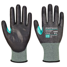 Load image into Gallery viewer, Portwest CS Cut E18 PU Glove Black A660
