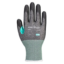 Load image into Gallery viewer, Portwest CS Cut E18 PU Glove Black A660
