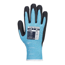 Load image into Gallery viewer, Portwest Claymore AHR Cut Glove Blue/Black A667
