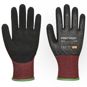 Portwest CS Cut F13 Latex Glove Black A671