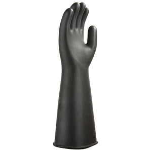 Portwest Heavyweight Latex Rubber Gauntlet 440mm Black A802