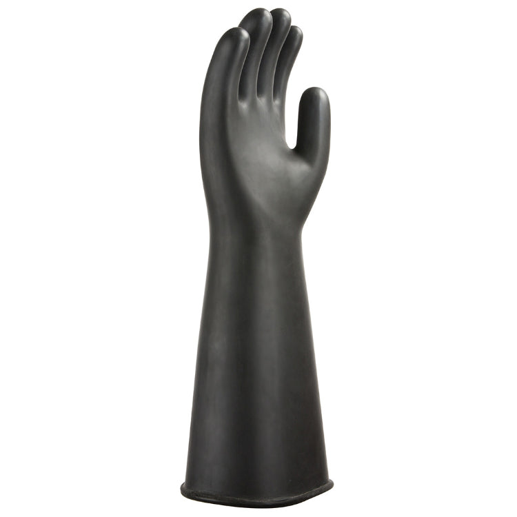 Portwest Heavyweight Latex Rubber Gauntlet 440mm Black A802
