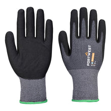 Load image into Gallery viewer, Portwest SG Grip15 Eco Nitrile Glove Grey/Black AP12 - Pack of 12 Pairs
