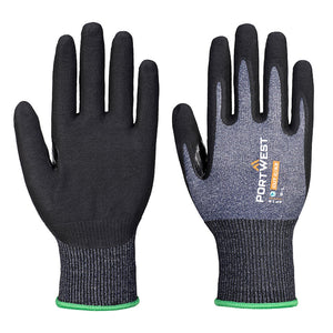 Portwest SG Cut C15 Eco Nitrile Glove Blue/Black AP18 - Pack of 12 Pairs
