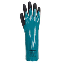 Load image into Gallery viewer, Portwest Sandy Grip Lite Gauntlet Blue/Black AP60
