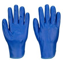 Load image into Gallery viewer, Portwest FD Grip 15 Nitrile Gauntlet Blue AP72
