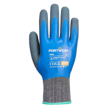 Load image into Gallery viewer, Portwest Liquid Pro HR Cut Glove Blue AP81
