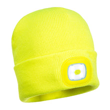 Load image into Gallery viewer, Portwest Beanie USB Rechargeable LED Head Light B029
