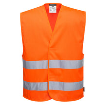 Load image into Gallery viewer, Portwest Hi-Vis Mesh Two Band Vest C374
